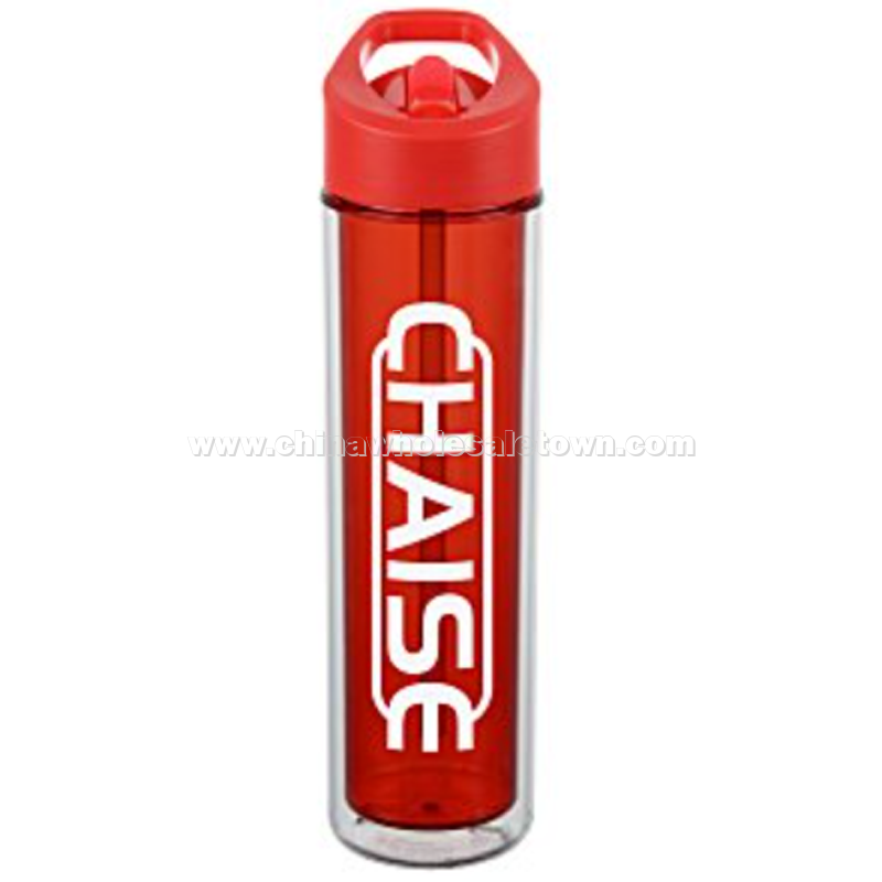 Chiller Insulated Bottle with Flip Straw Lid - 16 oz.