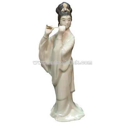 Chinese Lady Musician with flute - 8