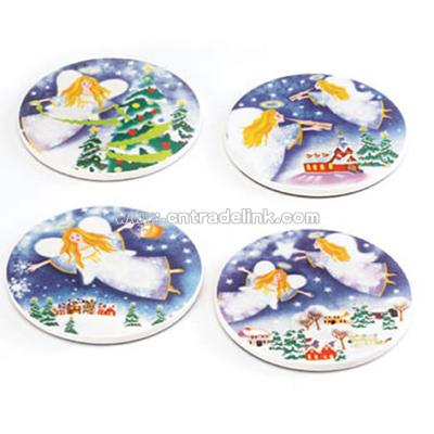 Christmas Angel Coasters