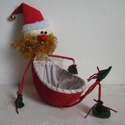 Christmas Decoration -Old Man Basket
