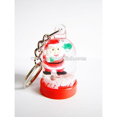 Christmas Liquid Keychain