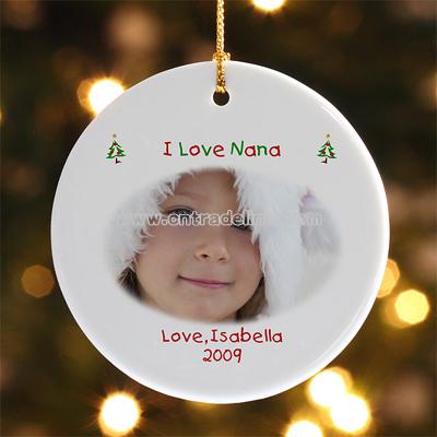 Christmas Photo Wishes Personalized Ornament