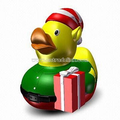 Christmas Rubber Elf Duck Toys