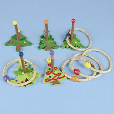 Christmas Tree Ring Toss Game