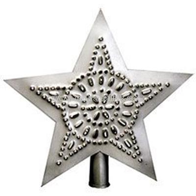 Christmas Tree Star - Pewter Finish