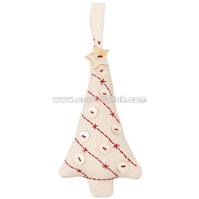 Christmas Tree with Buttons Decoration