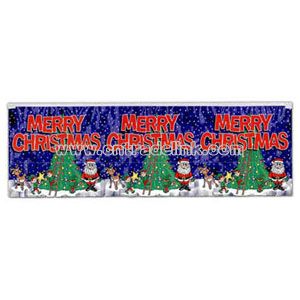 Christmas fringe banner