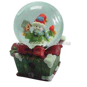 Christmas snow globe