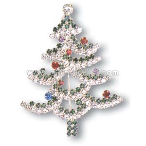 Christmas tree pin