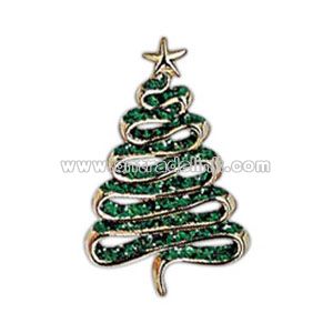 Christmas tree pin