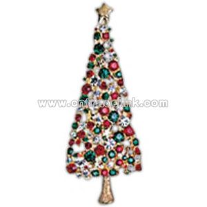 Christmas tree pin