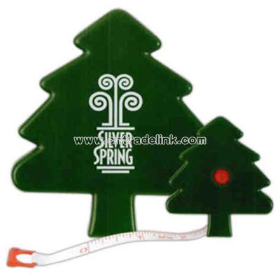 Christmas tree shaped 5 foot long tape measure