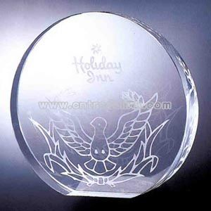 Circle crystal award