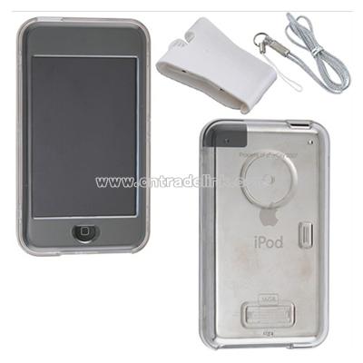 Clear Clip-on Case with Belt Clip for iPod Touch