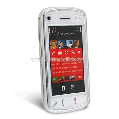 Clear Clip-on Crystal Case for Nokia N97
