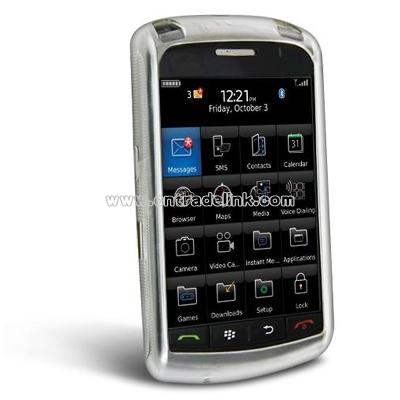 Clear White TPU Rubber Skin Case for Blackberry Storm 9500