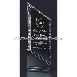 Clear crystal award