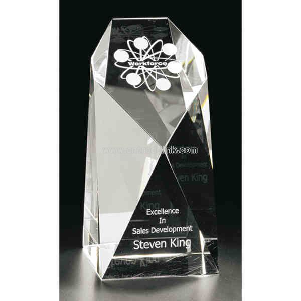 Clear crystal award