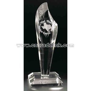 Clear crystal award