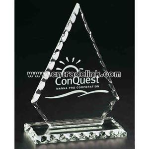 Clear crystal award