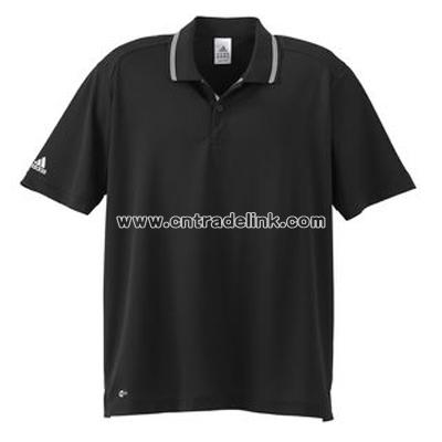 ClimaLite Mens Athletic Polo Black/White