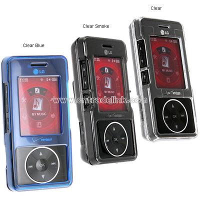 Clip On Crystal Case w/ Belt Clip for LG Chocolate VX8500