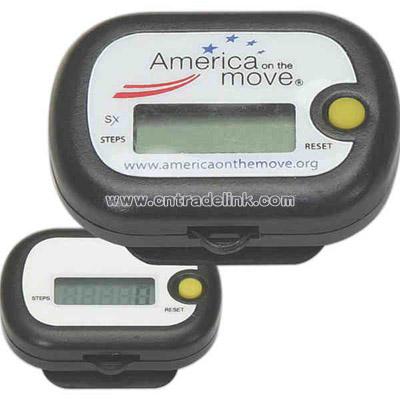 Clip-on digital pedometer