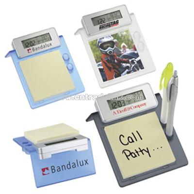 Clock / Memo Pad Holder / Photo Frame