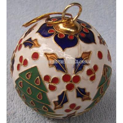 Cloisonne Christmas Ball