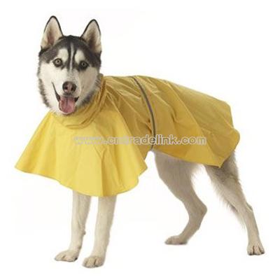 Closet Puddles Raincoat for Dogs, Large, Color:Yellow