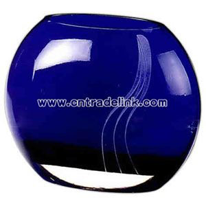 Cobalt blue vase