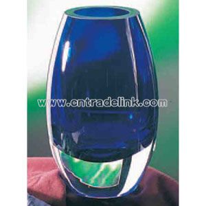 Cobalt glass vase