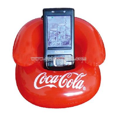Coca Cola Inflatable Chair Phone holder