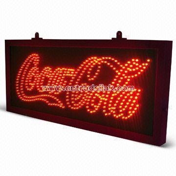 Coca cola Led Sign with Flashing lighting