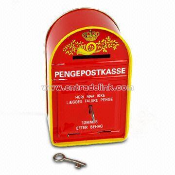 Coin Bank with Postbox Shape