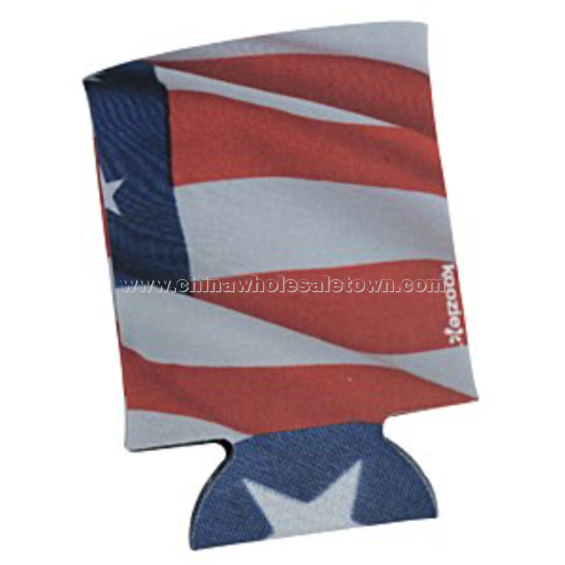 Collapsible Can Kooler - US Flag