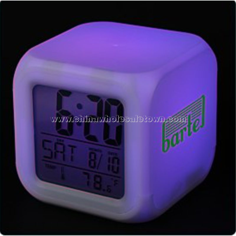 Color Changing LED Alarm Clock