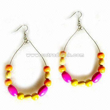 Color Wood Earring