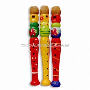 Colored Clarinet Toy Flue with Single Sound