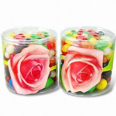 Colored Natural Beads Air Freshener in Clear Printed PVC Box
