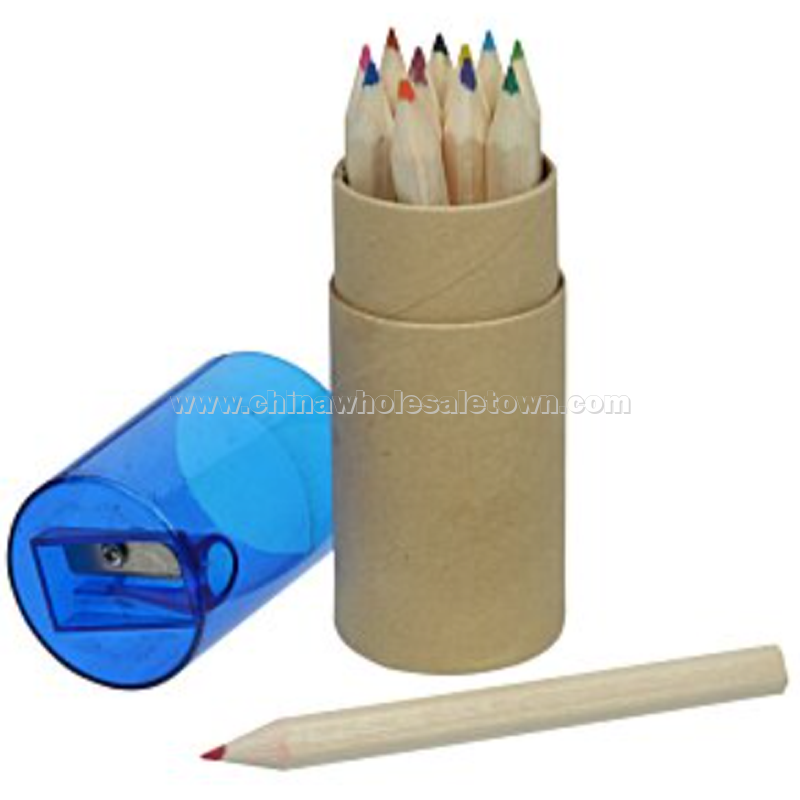 Colored Pencil & Sharpener Set