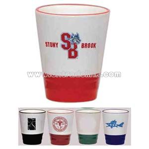 Colored shot glass