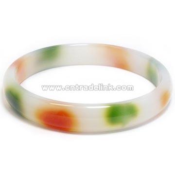 Colorful Agate Bangle