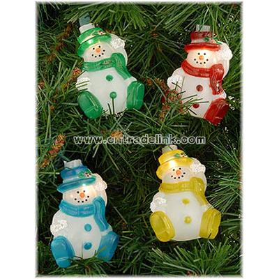 Colorful Snowman 10 Light Set