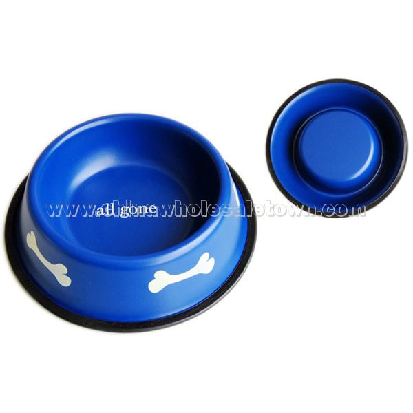 Colorful Stainless Steel Pet Bowls