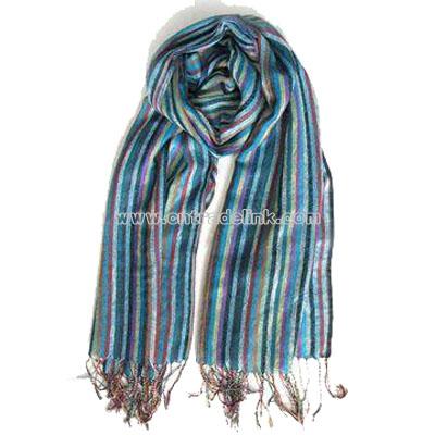 Colorful Stripe style Jacquard Scarf