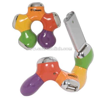 Colorful USB 4 port hub