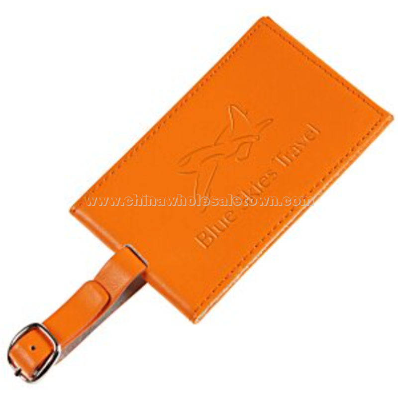Colorplay Double Leather Luggage Tag
