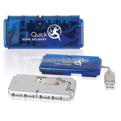 Compact 4-Port USB hub