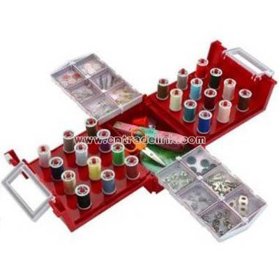 Compact Foldaway Sewing Kit